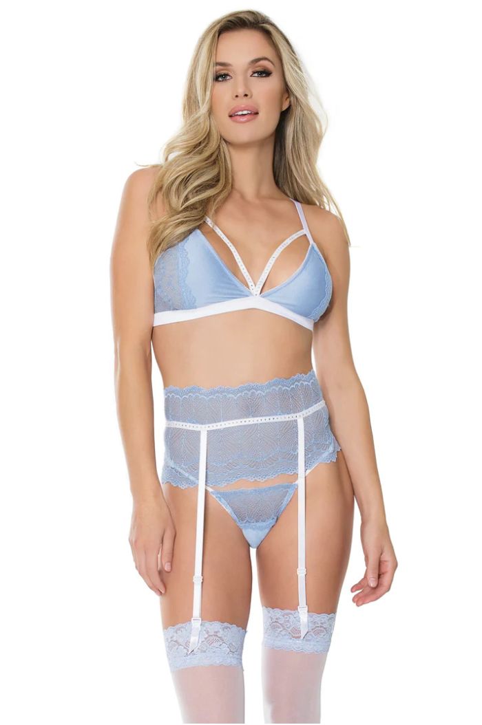 Fashion Women Lace G-string Lingerie Straps Bra Set Underwear Sleepwear  Short Bra Sets