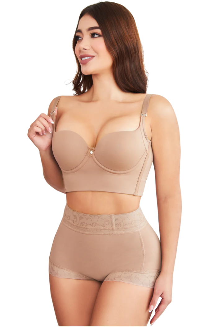 Women Surgical Recovery Top Mastectomy Bra Butt Lifter Bbl