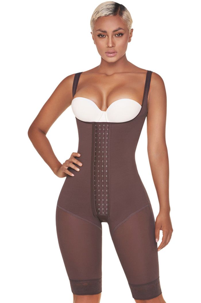 Fajas MariaE FQ114  Post Surgery Colombian Shapewear with Sleeves