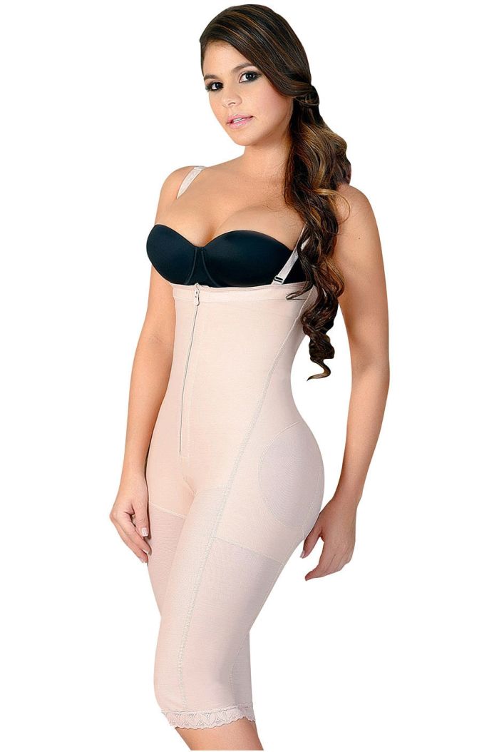Fajas MariaE FQ114  Post Surgery Colombian Shapewear with Sleeves