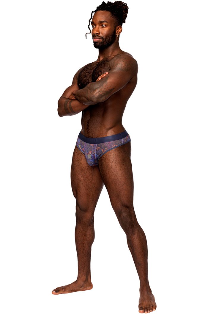 Male Power Sheer Thong MPSMS012-SPATTER
