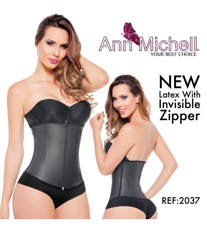 Ann Michell Invisible Zipper Latex Waist Trainer to 48 (5XL)
