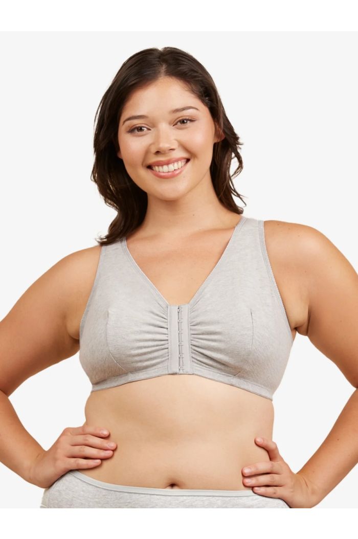 Leading Lady - The Meryl Cotton Front-Closure Comfort & Sleep Bra LL110SPCL