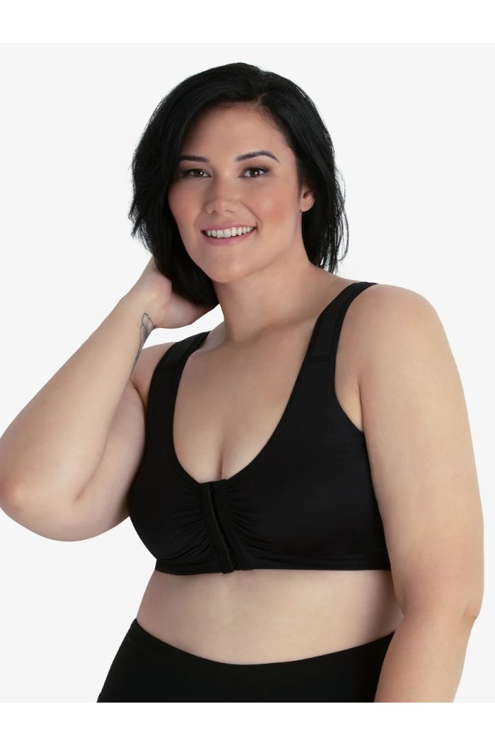 Leading Lady - The Laurel - Seamless Comfort Front-Closure Bra LL119-BLK