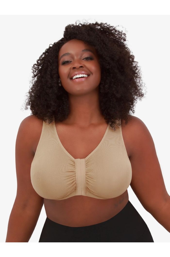 Leading Lady - The Laurel Seamless Comfort Front-Closure Bra LL119-SLBG