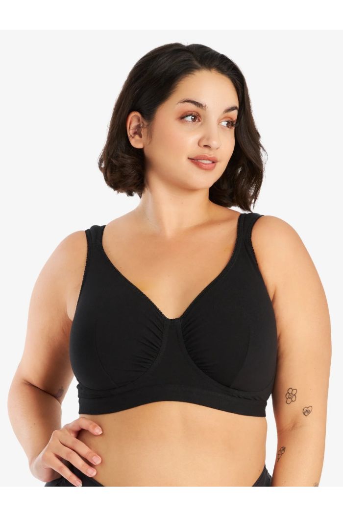Leading Lady - The Evie All-Day Cotton Comfort Bra LL142-BLK