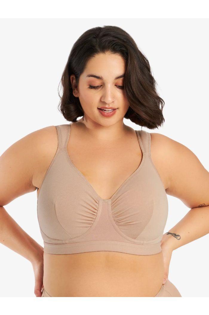 Leading Lady - The Evie All-Day Cotton Comfort Bra LL142-SAND