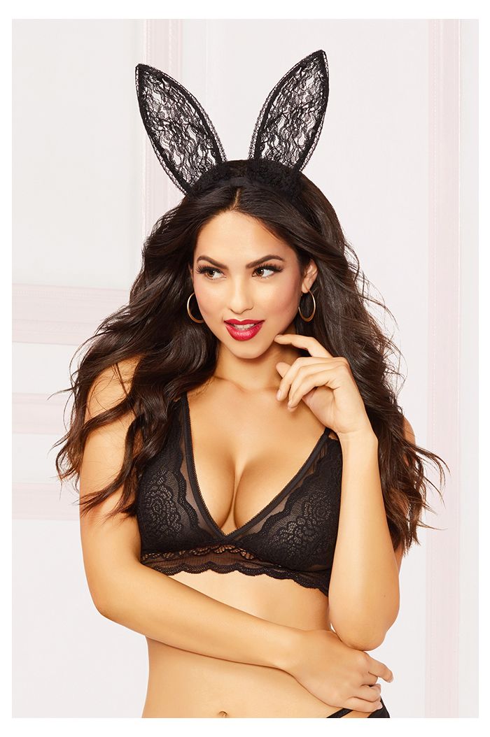 Seven til Midnight Lace Bunny Ears STM40161