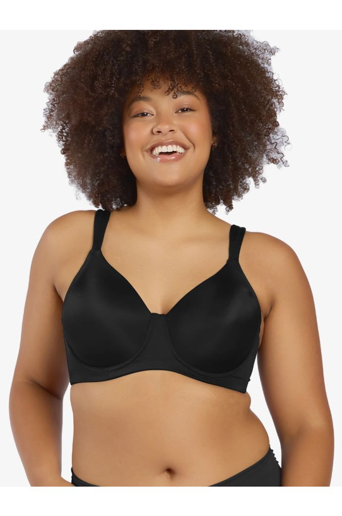 Leading Lady - The Brigitte Full Coverage Padded Underwire T-Shirt Bra LL5028BLK