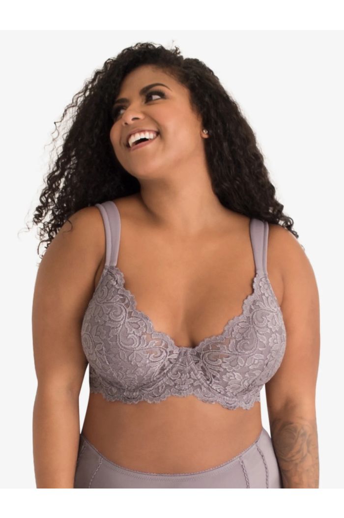 Leading Lady - The Ava Scalloped Lace Underwire Bra LL5044-DULV