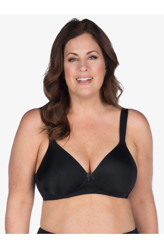 Leading Lady - The Brigitte Classic Wirefree T-Shirt Bra LL5225-BLK