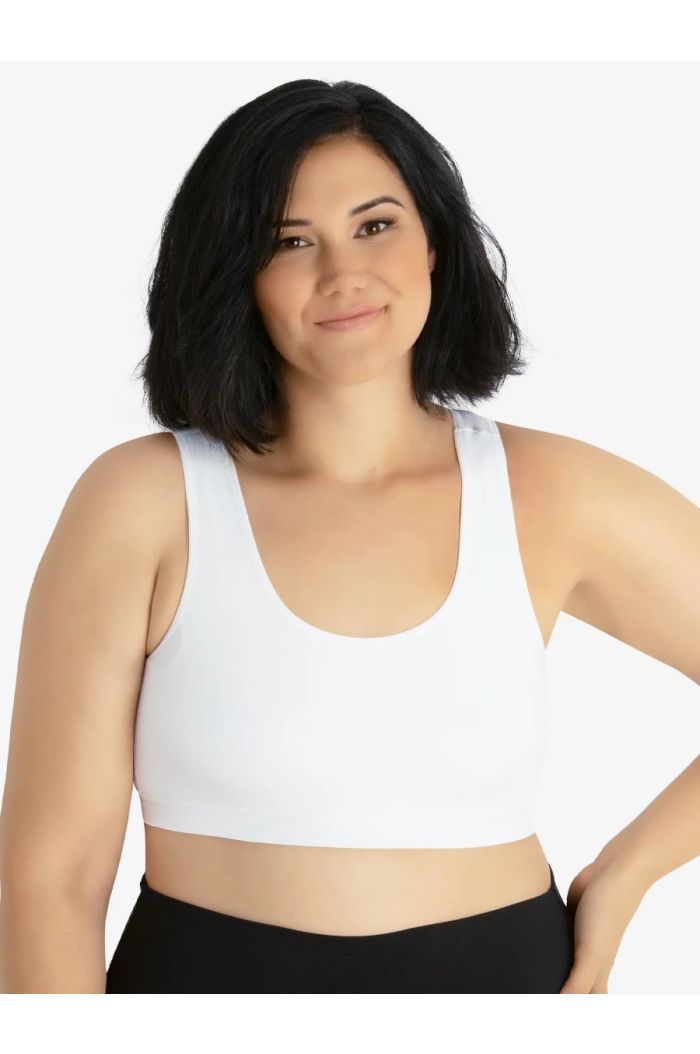 Leading Lady - The Olivia All-Around Support Comfort Sports Bra LL5504-WHT