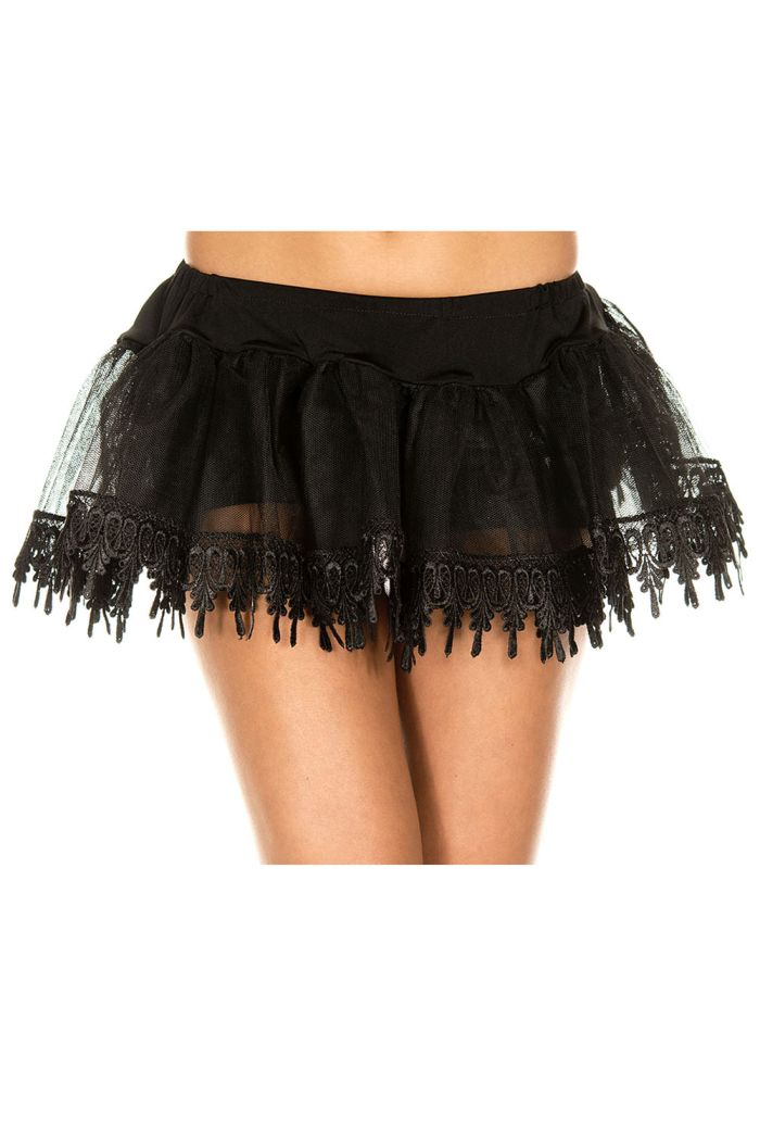 Music Legs Tear Drop Net Petticoat ML713