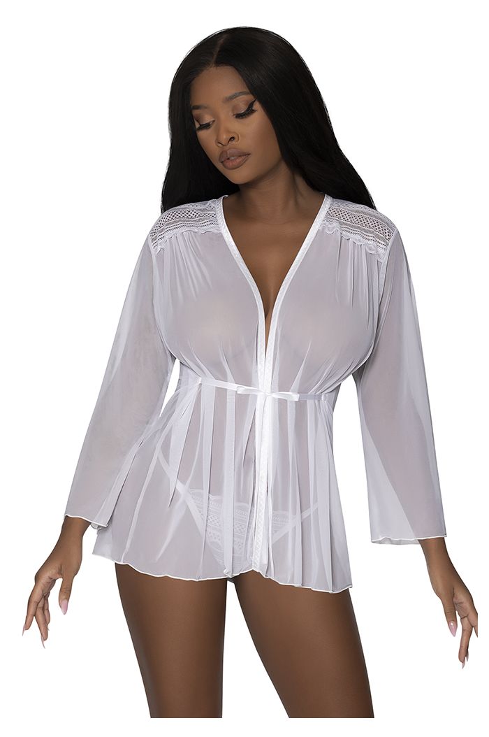 Magic Silk Flowing Short Robe M288