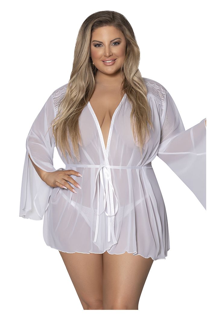 Magic Silk Flowing Short Robe M288Q