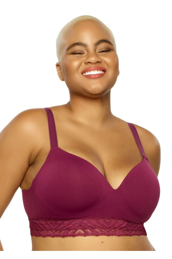 Paramour Altissima Seamless Smooth Wire-Free Convertible Demi Bra PM225085-GPM